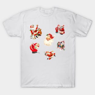 Vintage Santa Claus Stickers Pack T-Shirt